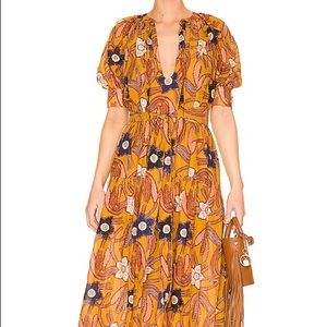 Ulla Johnson Serena Coverup in citrine